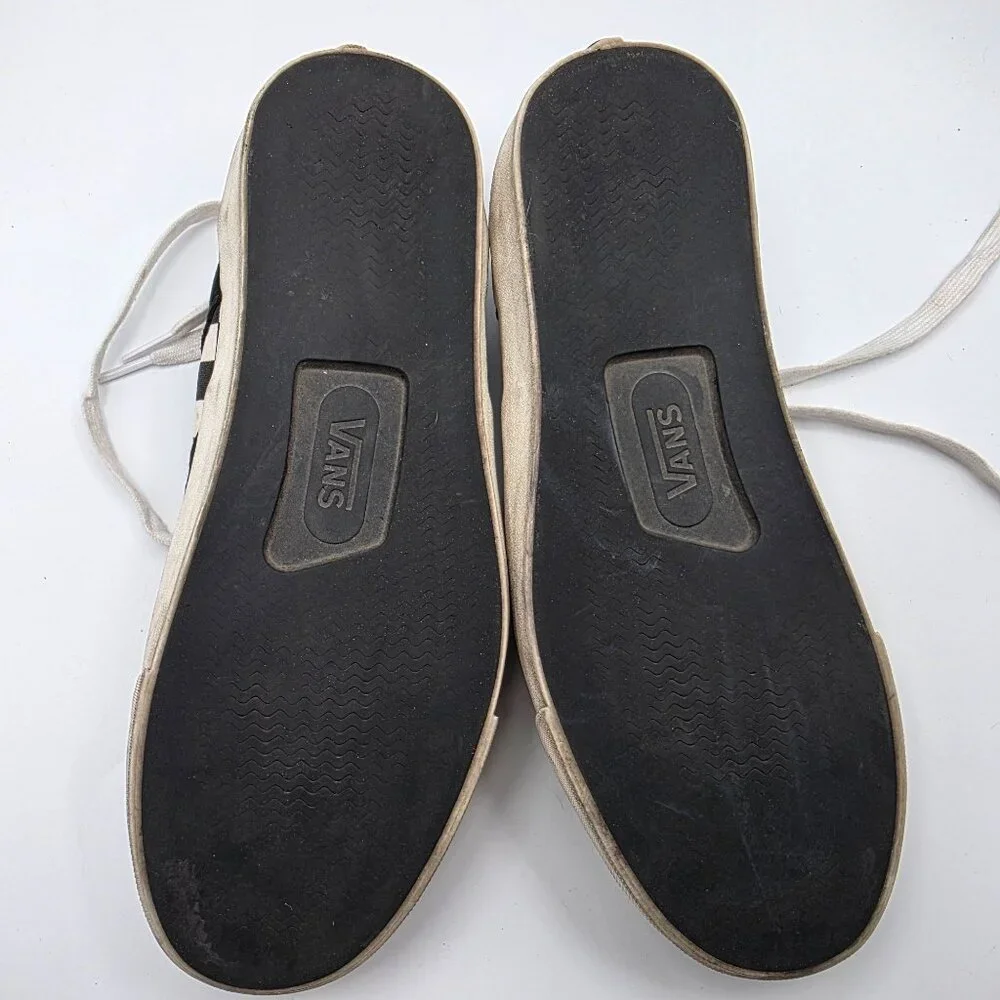 Vans Acer Ni SP Womens Size 8 Black Marshmallow Sneaker Shoes Skateboarding